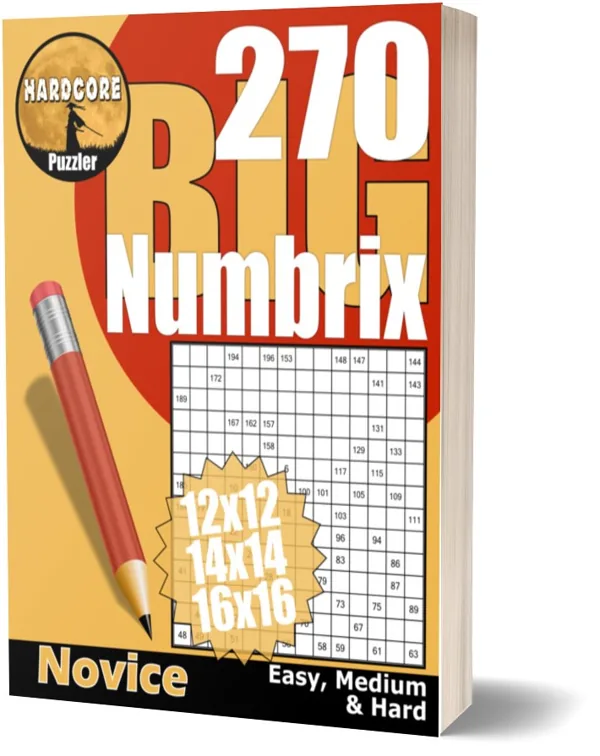 Cover of 270 BIG Numbrix Puzzles Easy to Hard