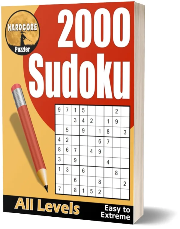 Cover of 2000 Easy to Extreme Sudoku Puzzles for Adults