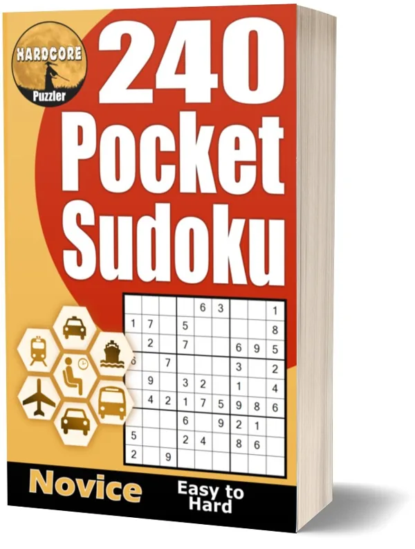 Cover of 240 Easy to Hard Pocket Sudoku for Adults