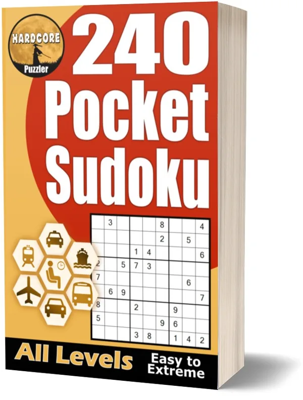 Cover of 240 Easy to Extreme Pocket Sudoku for Adults