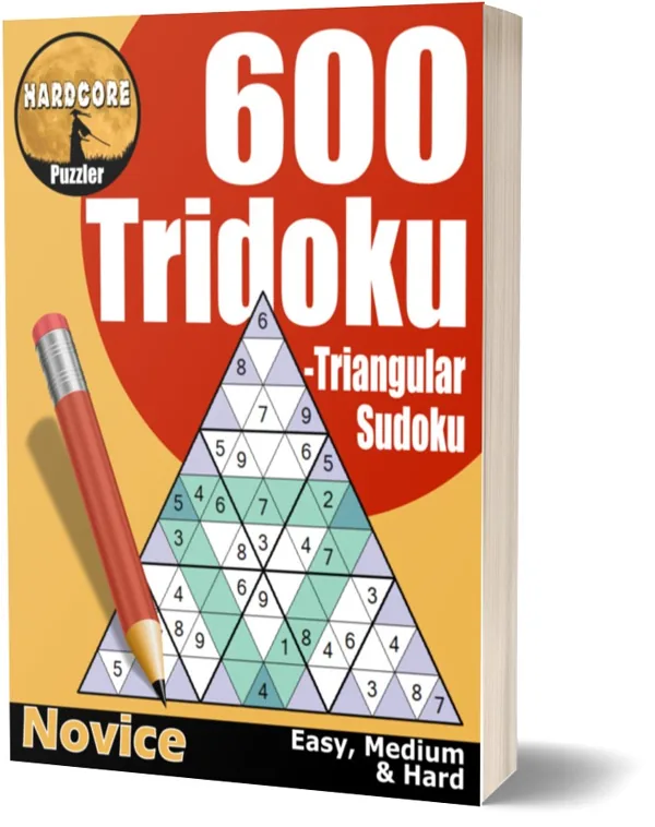 Cover of 600 Tridoku Puzzles for Adults - Easy to Hard