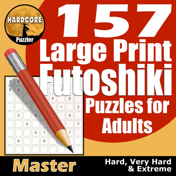 Cover of 157 Large Print Futoshiki Puzzles for Adults - Master