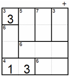 After: a single-square 3 cage forces the order of the 1 and 3 in the cage below it