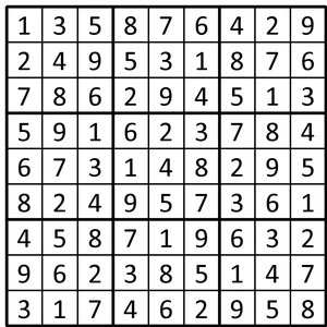 Completed grid for puzzle 101