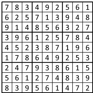 Completed grid for puzzle 104