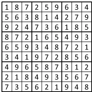 Completed grid for puzzle 116