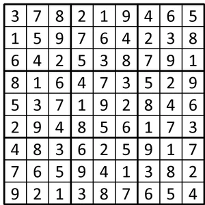 Completed grid for puzzle 118