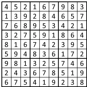 Completed grid for puzzle 130