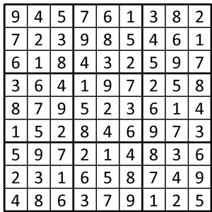 Completed grid for puzzle 140