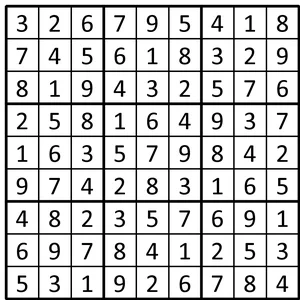 Completed grid for puzzle 16