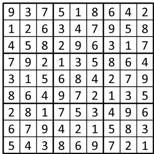 Completed grid for puzzle 162