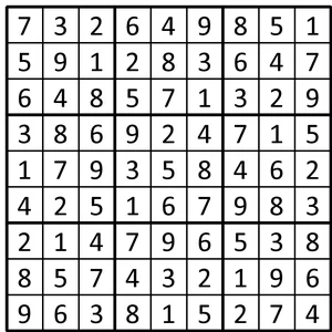 Completed grid for puzzle 168