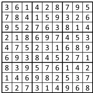 Completed grid for puzzle 169