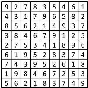 Completed grid for puzzle 17