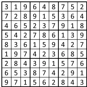 Completed grid for puzzle 172