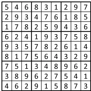 Completed grid for puzzle 179