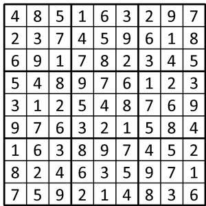 Completed grid for puzzle 200