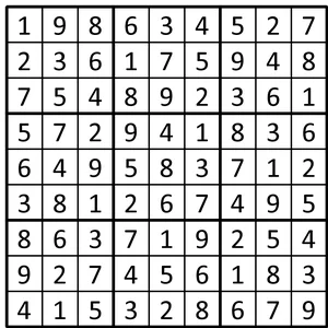 Completed grid for puzzle 211