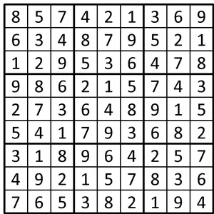 Completed grid for puzzle 214