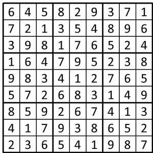Completed grid for puzzle 216