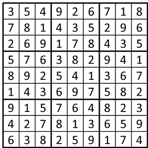 Completed grid for puzzle 229