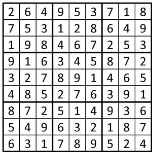 Completed grid for puzzle 232