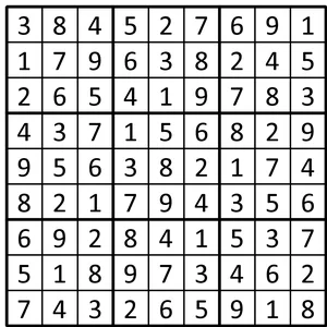 Completed grid for puzzle 238