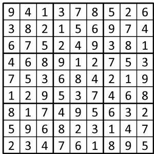 Completed grid for puzzle 246