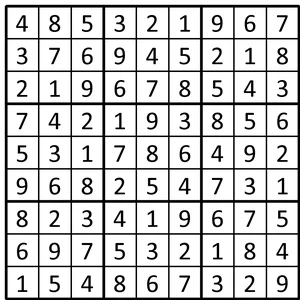 Completed grid for puzzle 248