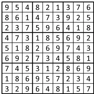 Completed grid for puzzle 35
