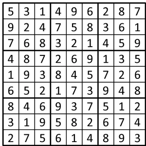 Completed grid for puzzle 37