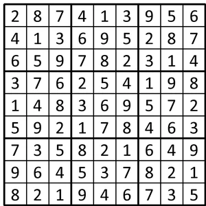 Completed grid for puzzle 72