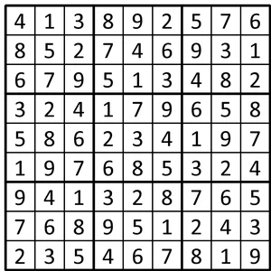 Completed grid for puzzle 79