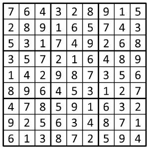 Completed grid for puzzle 104