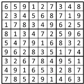 Completed grid for puzzle 108