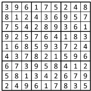 Completed grid for puzzle 110