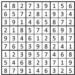 Completed grid for puzzle 115