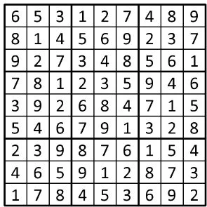 Completed grid for puzzle 116