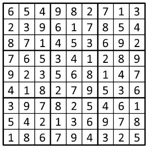 Completed grid for puzzle 177
