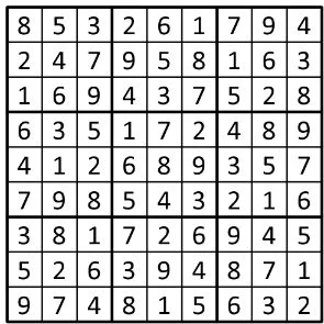 Completed grid for puzzle 180