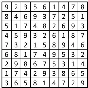 Completed grid for puzzle 211