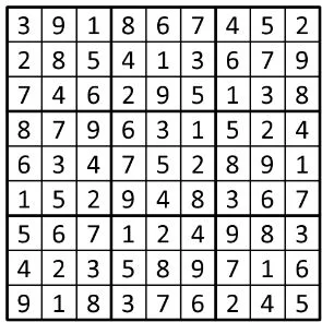 Completed grid for puzzle 214