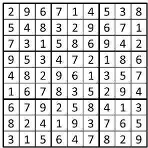 Completed grid for puzzle 234