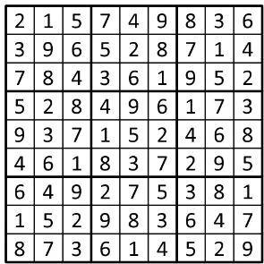 Completed grid for puzzle 239
