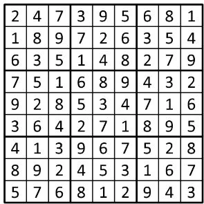 Completed grid for puzzle 241