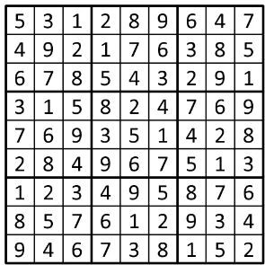 Completed grid for puzzle 242