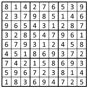 Completed grid for puzzle 249