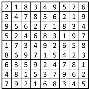 Completed grid for puzzle 35