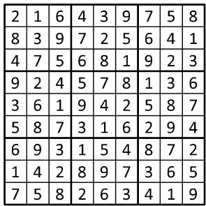 Completed grid for puzzle 48