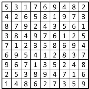 Completed grid for puzzle 80